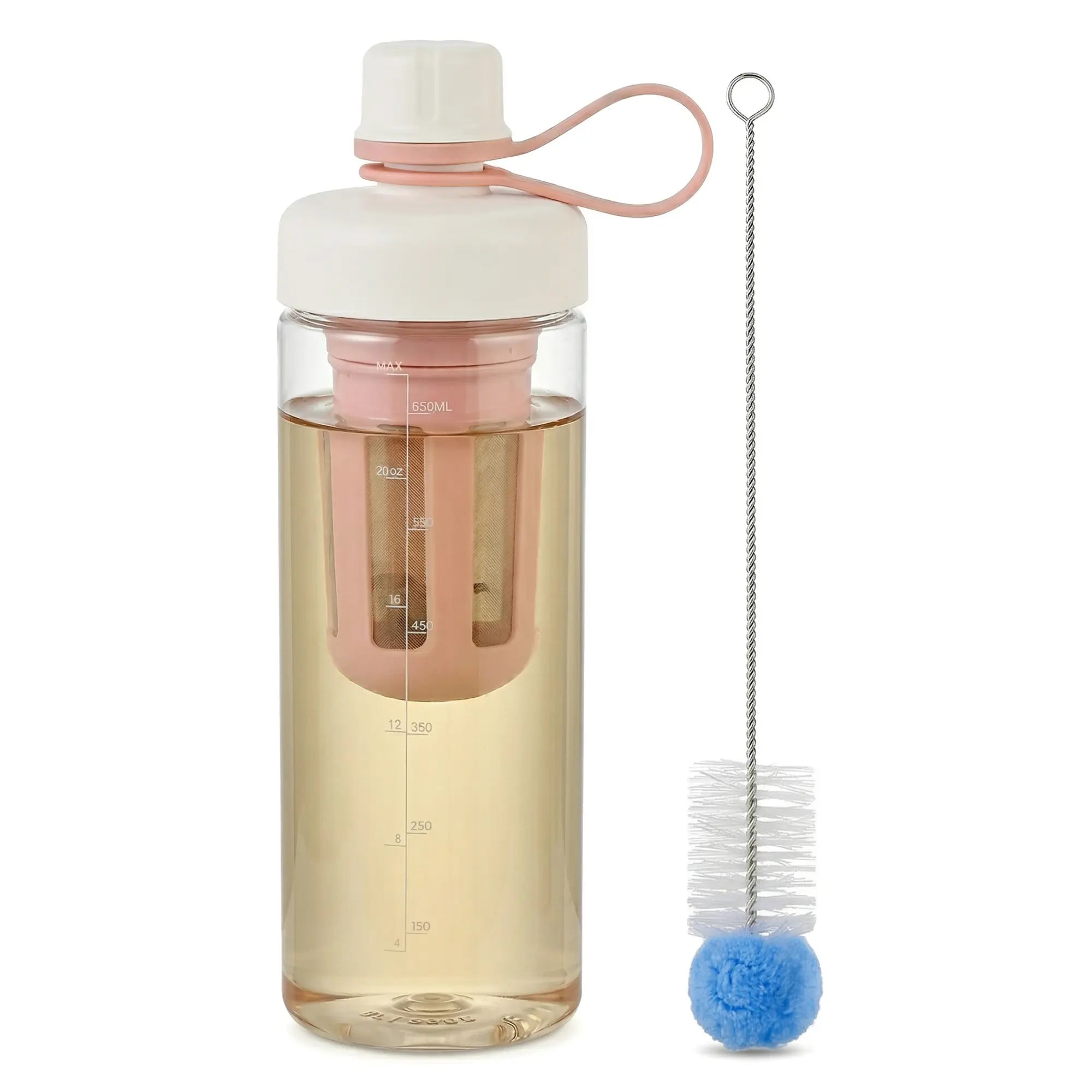 SUSTEAS Reusable Portable Washable Cold Brew Coffee Tumbler with Digital Scale and Dual-Function Tea Filter Net Summerwins