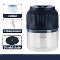 Electric Food Processor Vegetable Chopper, Mini USB Charging Wireless Onion Cutter for Veggies, Ginger, Fruits, Nuts, Herbs, Etc