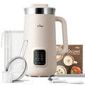 Bear 8 in 1 Nut Milk Maker Machine, 40Oz/1.2L Soy Milk Maker with Self Clean/12H Delay/6H Keep Warm, One Touch Alomnd Milk Maker for Homemade Oat, Soup, Juice, Plant Based and Non Dairy Beverages