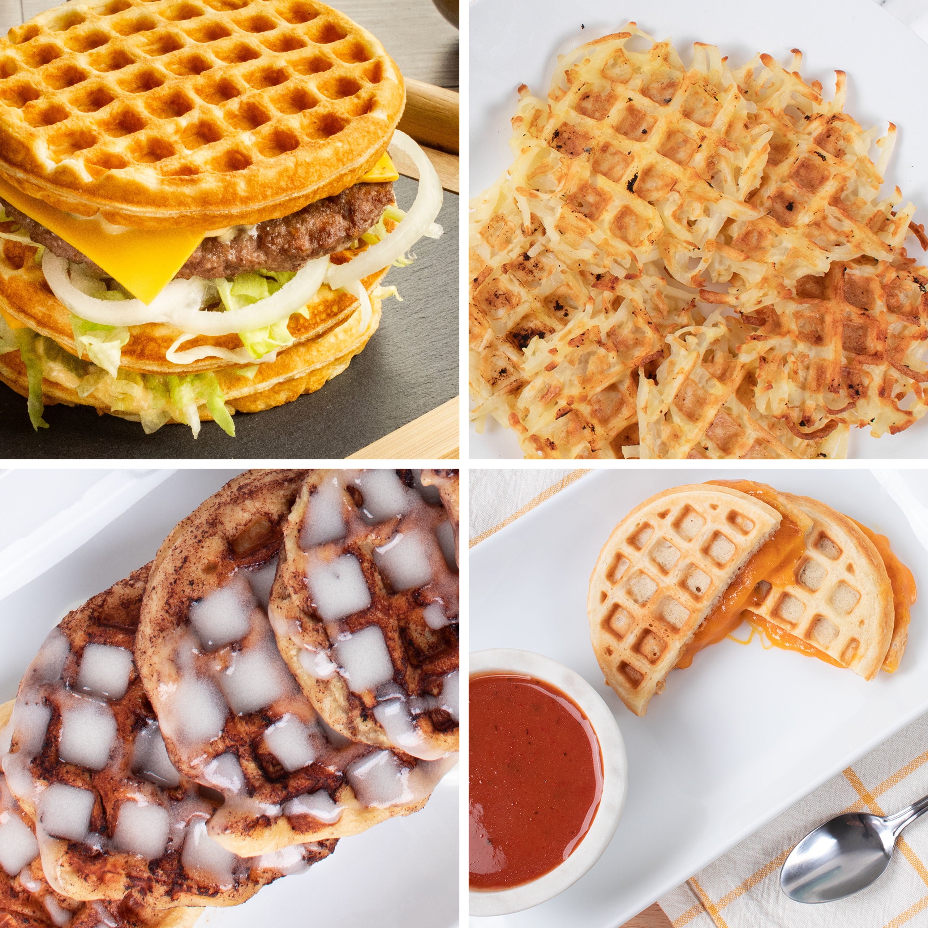 Waffle Maker, Teal