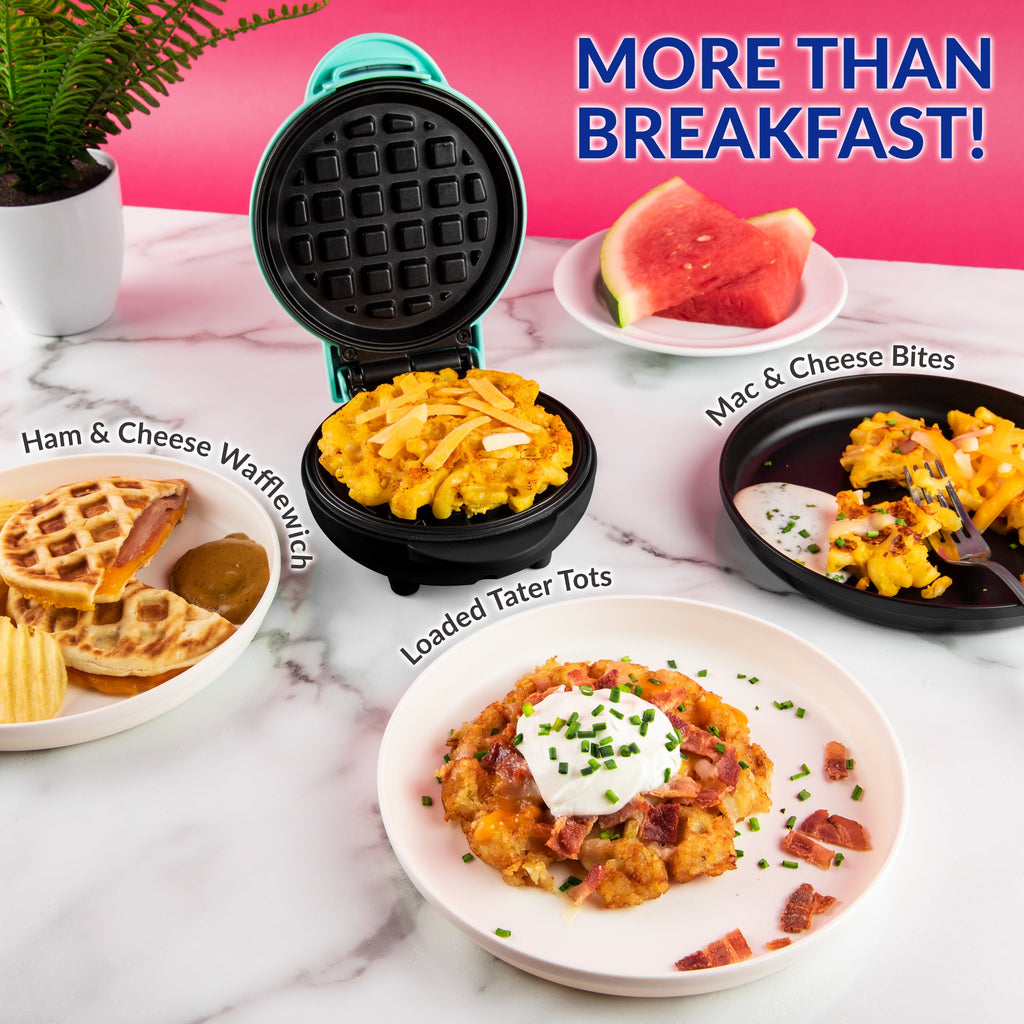 Waffle Maker, Teal
