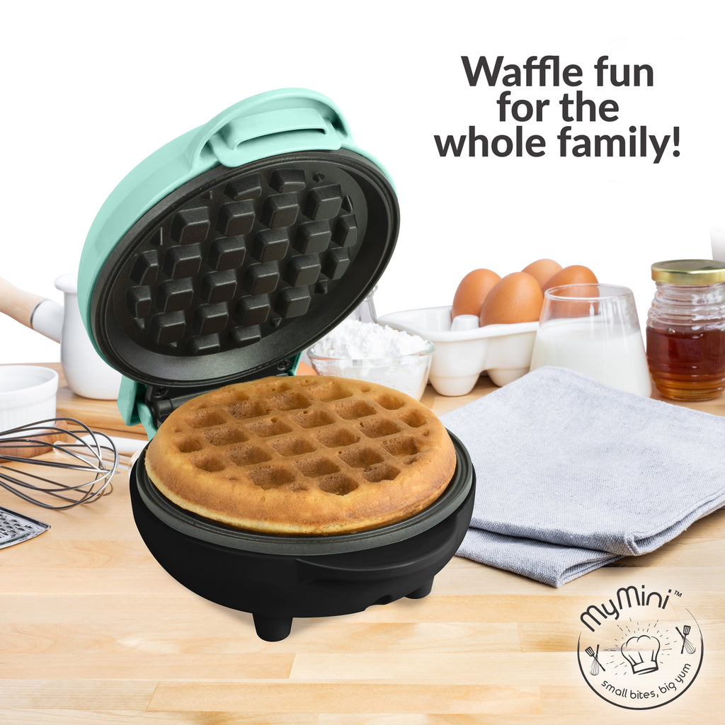 Waffle Maker, Teal