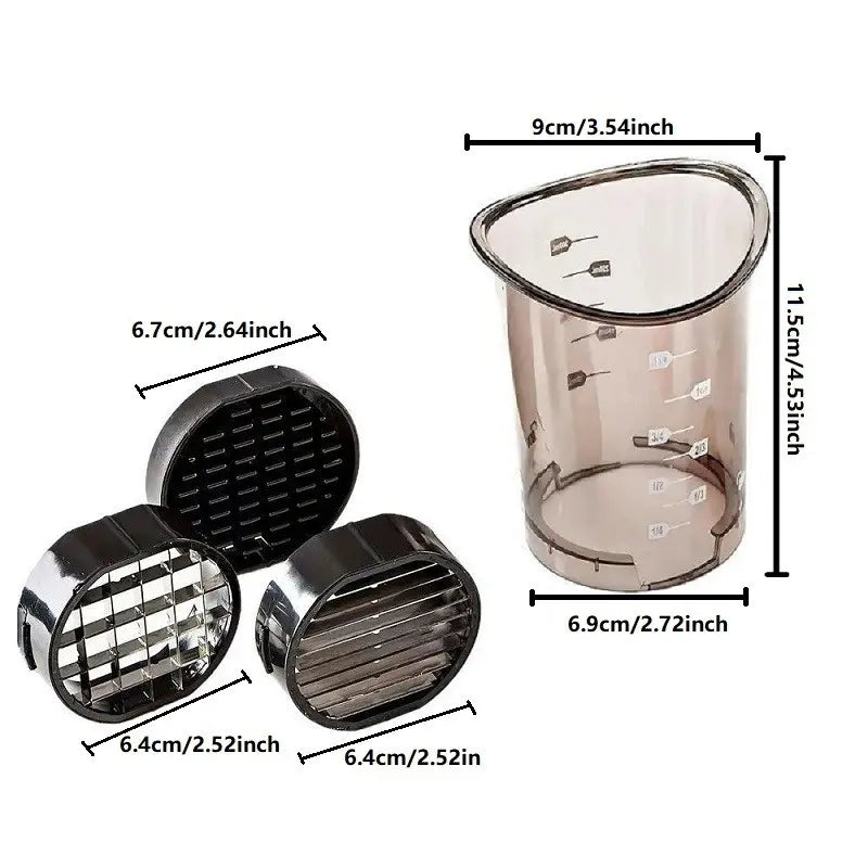 Stainless Steel Fruit Slicer Cup, Quick Cut Strawberries Carrots Potatoes, Portable Kitchen Tool, Durable Fruit Tool, Easy Prep for Fruits and Vegetables