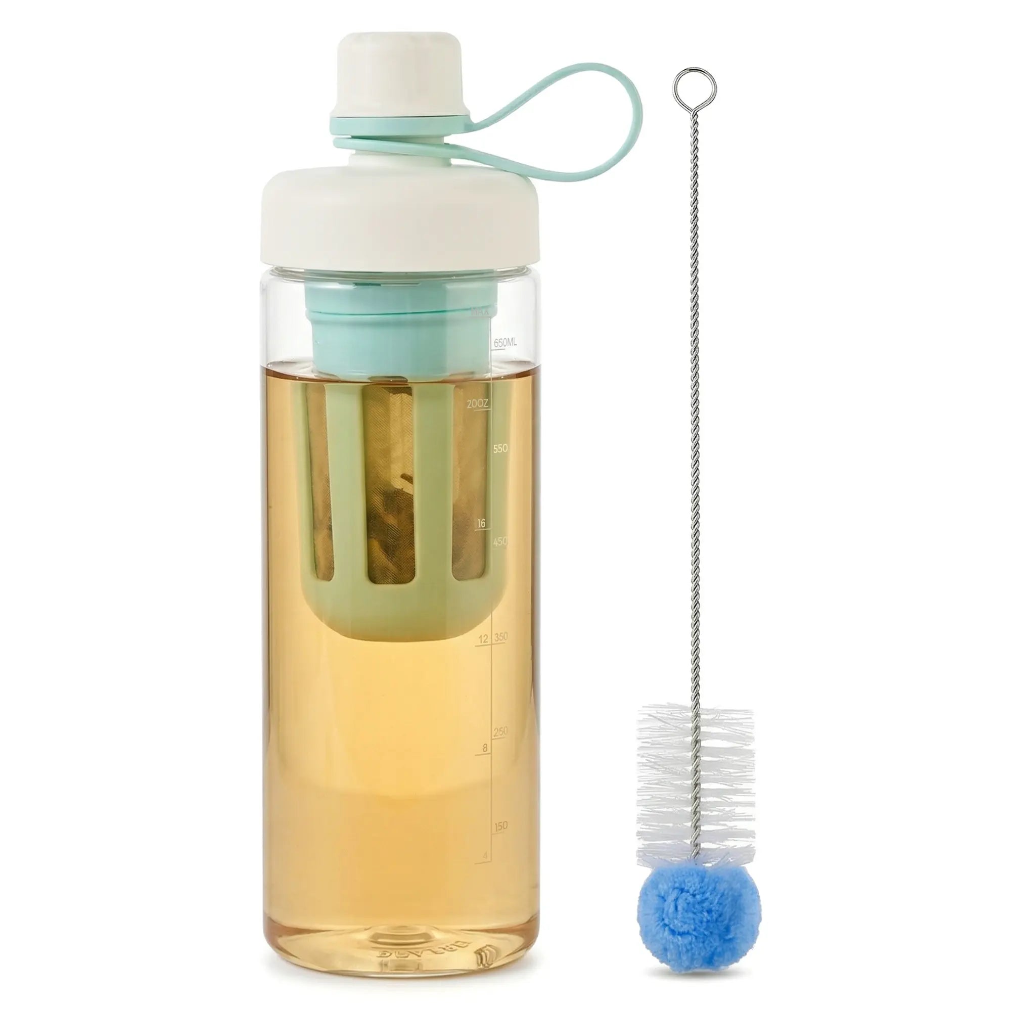 SUSTEAS Reusable Portable Washable Cold Brew Coffee Tumbler with Digital Scale and Dual-Function Tea Filter Net Summerwins