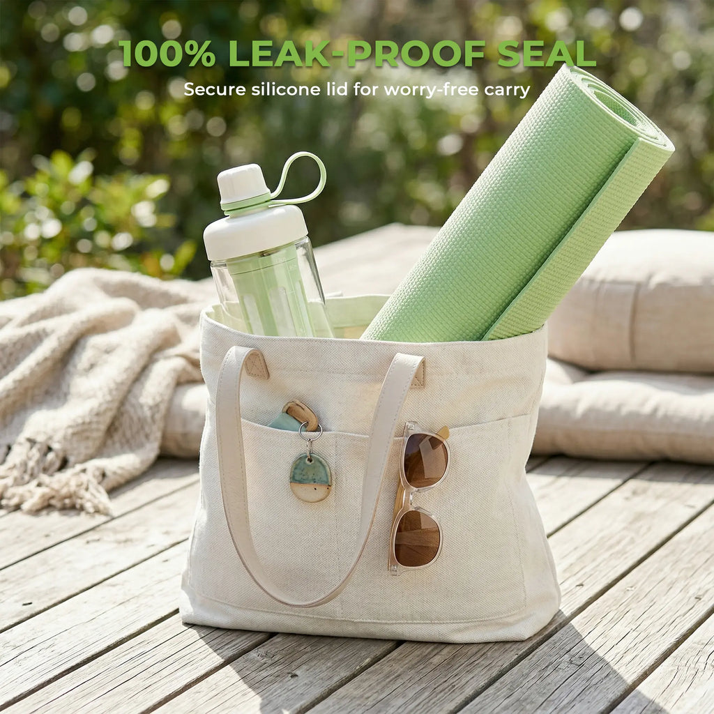 SUSTEAS Reusable Portable Washable Cold Brew Coffee Tumbler with Digital Scale and Dual-Function Tea Filter Net Summerwins