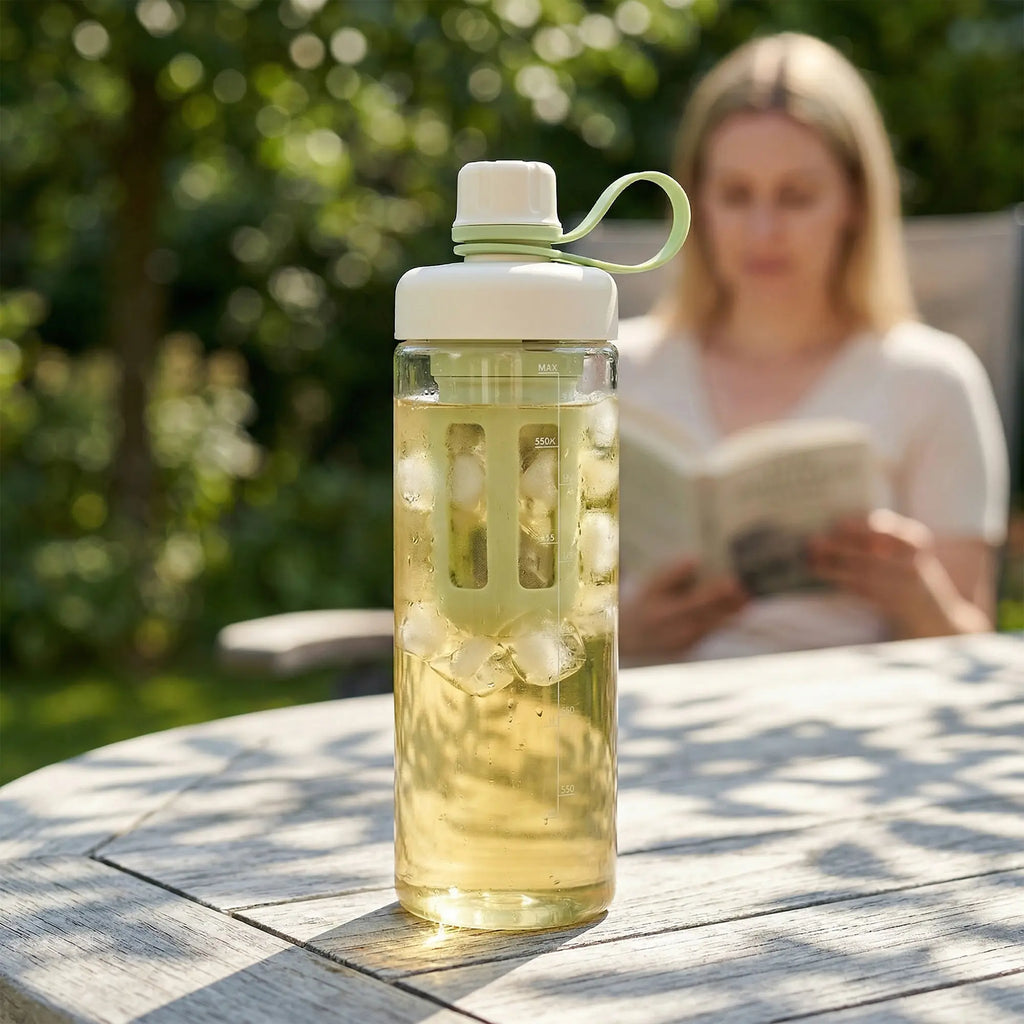 SUSTEAS Reusable Portable Washable Cold Brew Coffee Tumbler with Digital Scale and Dual-Function Tea Filter Net Summerwins