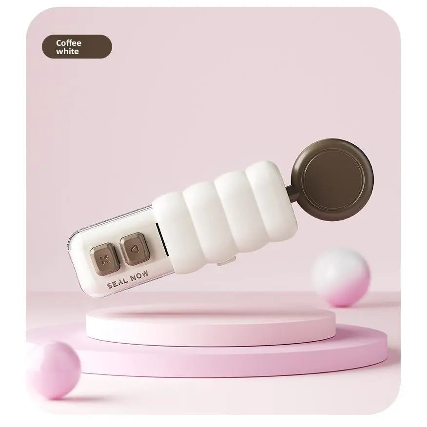 3-In-1 Compact Mini Sealing Cutter - Portable USB Charging Heat Sealer for Seals Bags, Handheld Food Storage Plastic Sealer, Bottle Opener for Home Supplies, Picnics