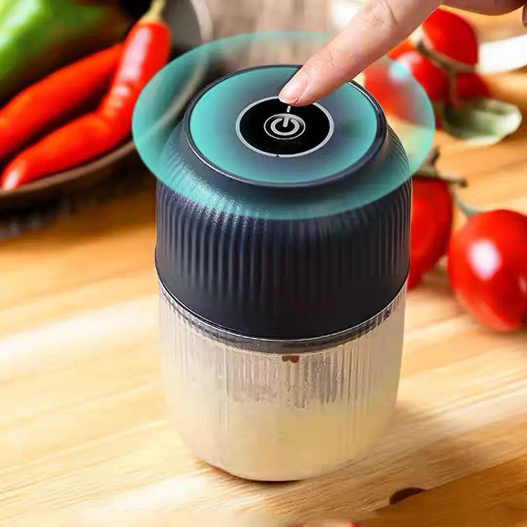 Electric Food Processor Vegetable Chopper, Mini USB Charging Wireless Onion Cutter for Veggies, Ginger, Fruits, Nuts, Herbs, Etc